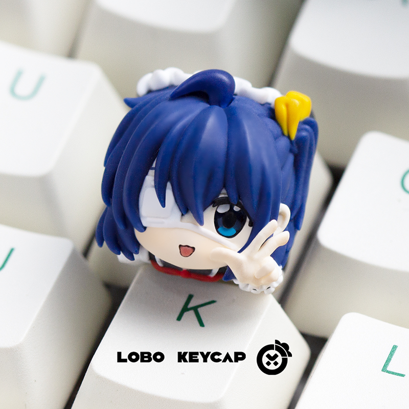 Keyboard Tenkeyless - Lobo Keycap Rikka Takanashi Anime Single