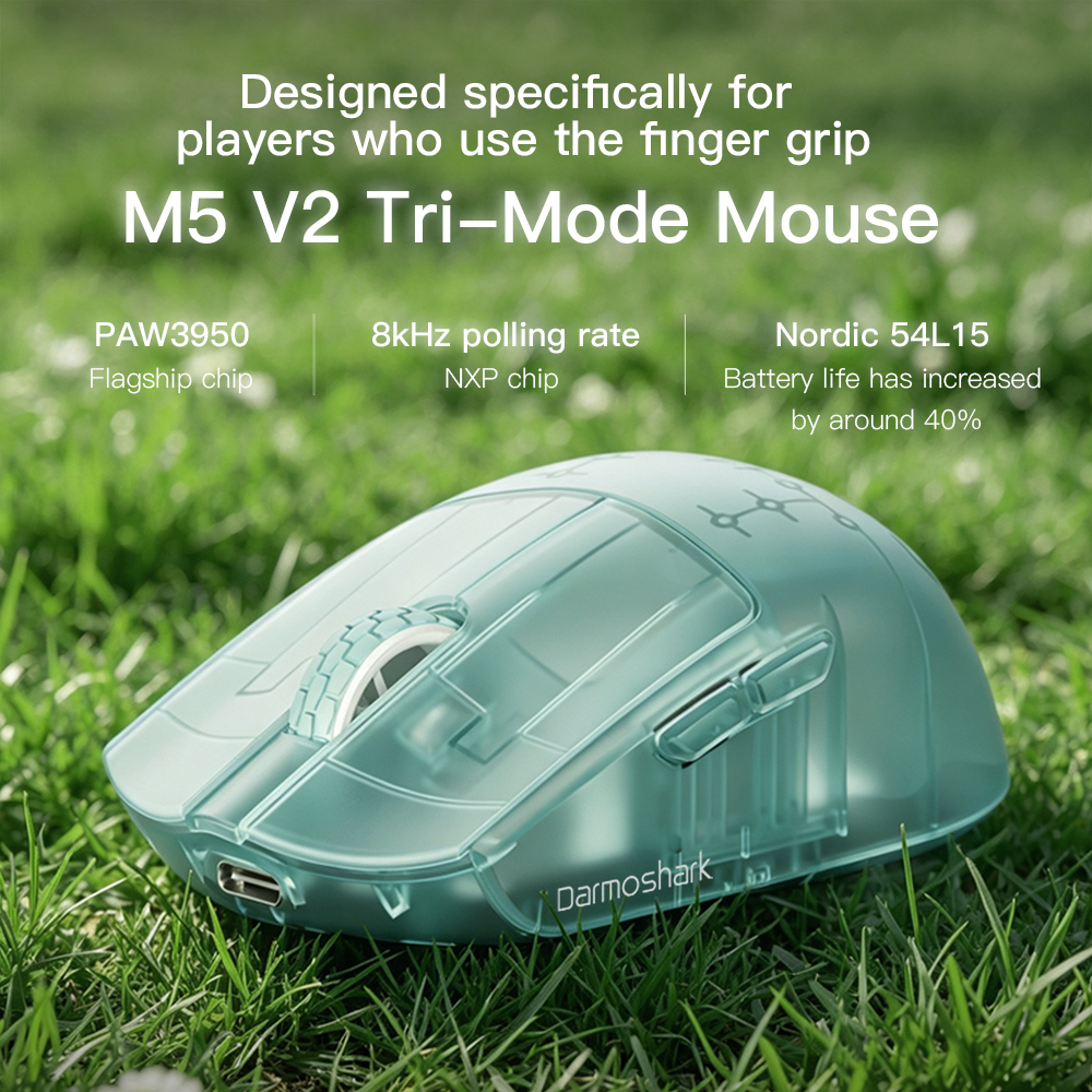 Darmoshark M5V2 Wireless Gamin - Esports Gaming Mouse Wireless recension och pris