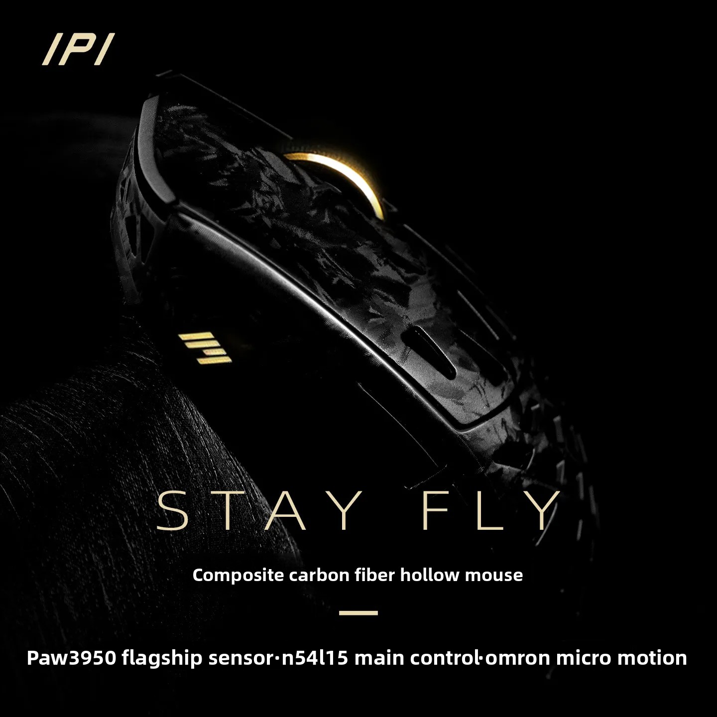 IPI STAY FLY Dual 8K PAW3950 M - Esports Gaming Mouse Wireless recension och pris