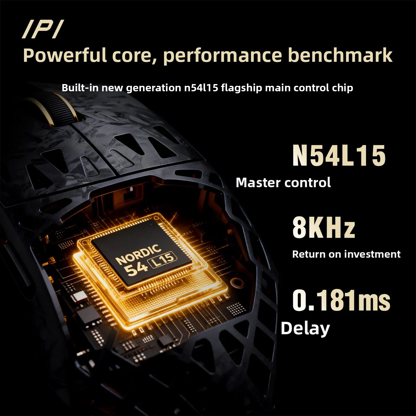 IPI STAY FLY Dual 8K PAW3950 M - Esports Gaming Mouse Wireless recension och pris