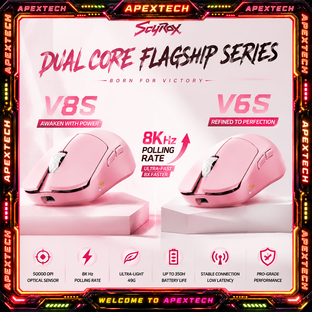 Scyrox V8s V6s Lightweight Wir - Esports Gaming Mouse Wireless recension och pris