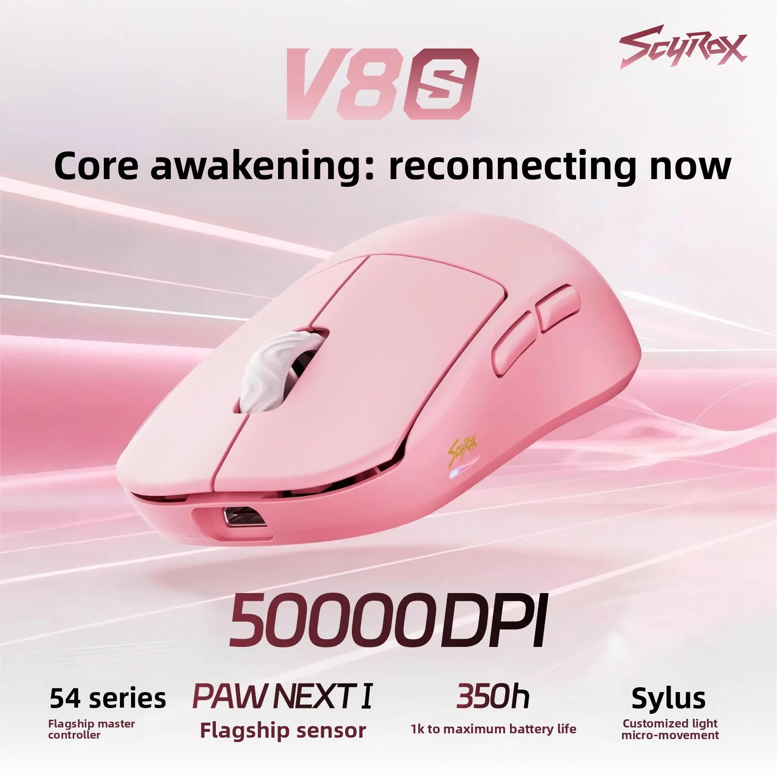 Scyrox V8s V6s Lightweight Wir - Esports Gaming Mouse Wireless recension och pris