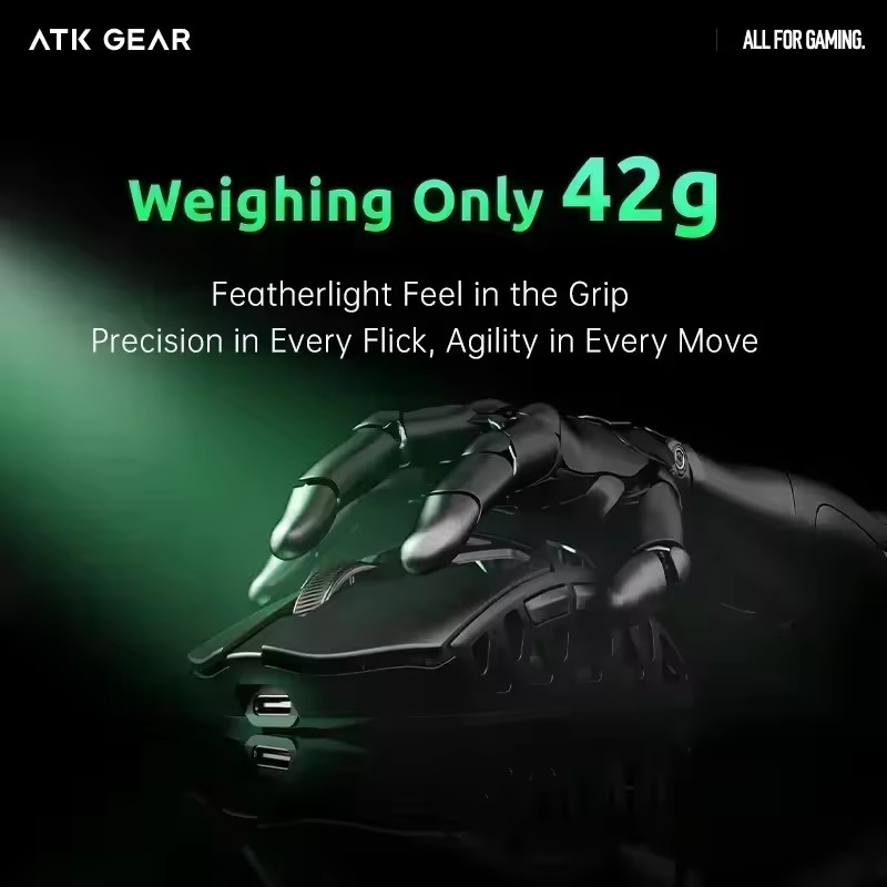 ATK FIERCE X Gaming Mouse 8K P - Esports Gaming Mouse Wireless recension och pris