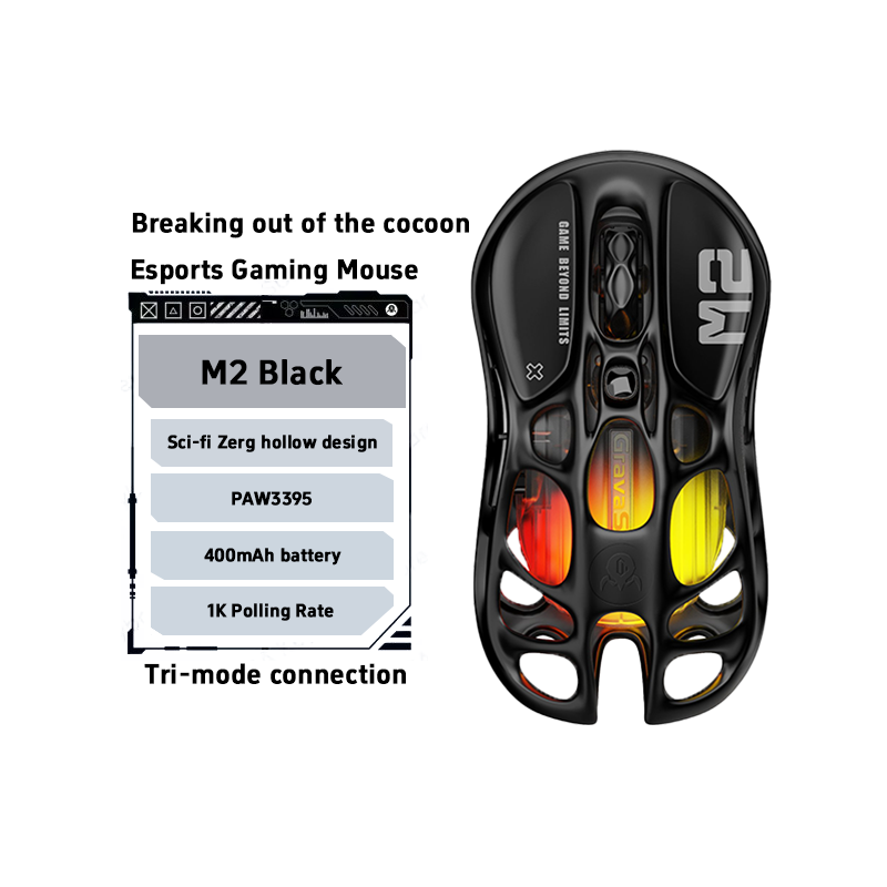 GravaStar M1 M2 Gaming Mouse M - Esports Gaming Mouse Wireless recension och pris
