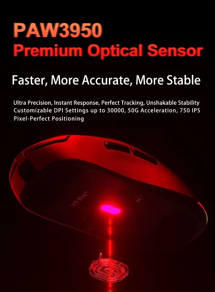 AULA V9 Ultra Wireless Mouse T - Esports Gaming Mouse Wireless recension och pris