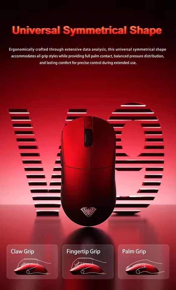 AULA V9 Ultra Wireless Mouse T - Esports Gaming Mouse Wireless recension och pris