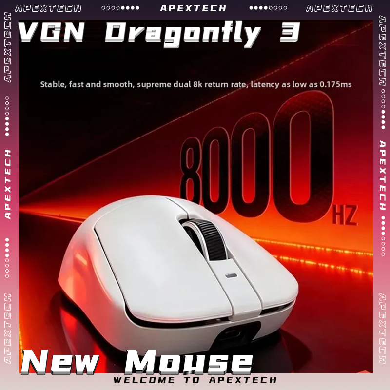 VGN Dragonfly3 PRO Max Ultimat - Esports Gaming Mouse Wireless recension och pris